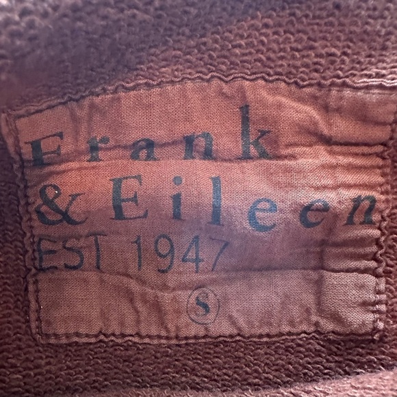 Frank & Eileen NWOT Isabelle Funnel Neck Triple Fleece Dress Cinnamon Size S - Picture 5 of 5